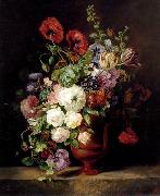 unknow artist Floral, beautiful classical still life of flowers.078 painting